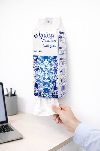 مناديل علاقة طويلة 1800 منديل مفرد 5 طبقات