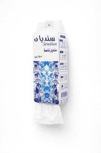 مناديل علاقة طويلة 1800 منديل مفرد 5 طبقات