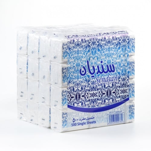 مناديل وجه 500 منديل مفرد