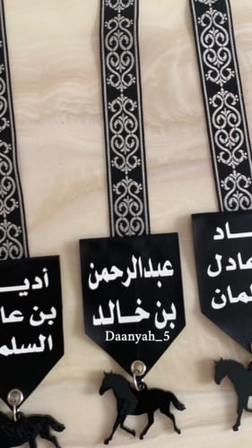 بروش كتف مع خيل اكريلك