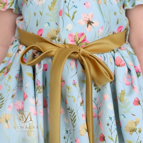 فستان طبقات ملمس بارز