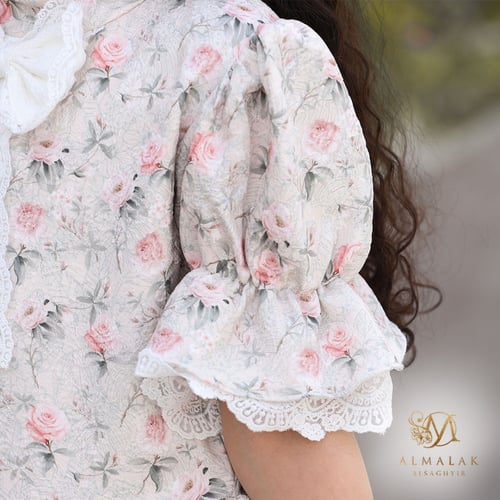 فستان قصة A ب نص أكمام