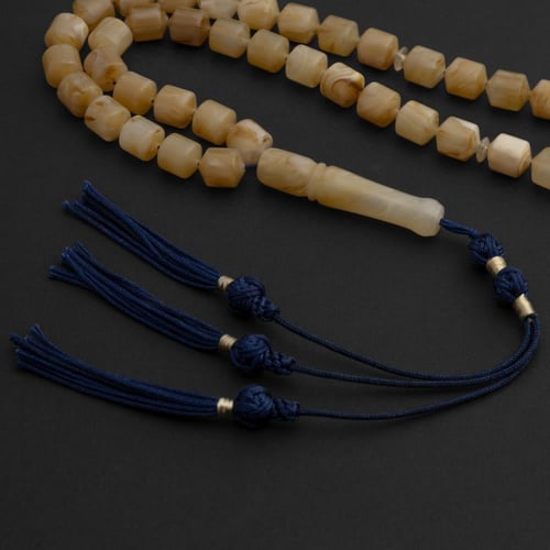 سبحة بكلايت كركوشة تفصال - بيج كهرماني