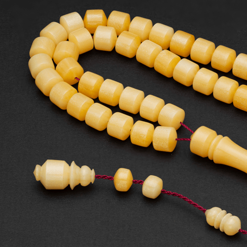 سبحة بكلايت بلجيكي تمليكة - اصفر