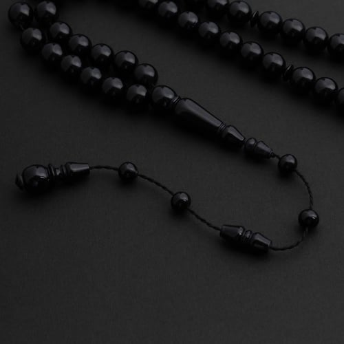 سبحة بكلايت بلجيكي تمليكة - اسود