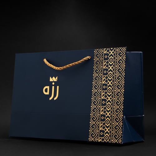 سبحة سندلوس عثماني شكة فضه - ازرق مخلوط