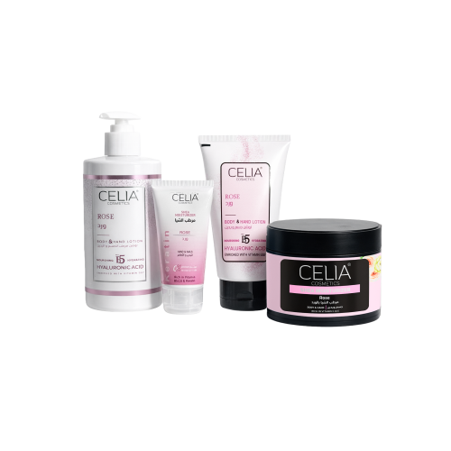 مجموعة الترطيب بـ الورد