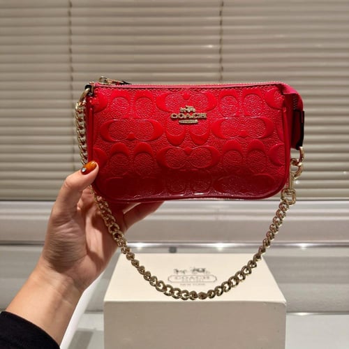 حقيبة كوتش بعده الوان لامع