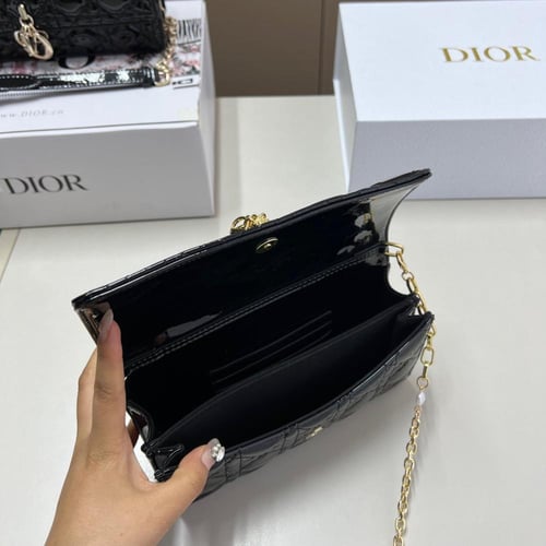 حقيبة Dior | جلد لامع ومقاسين