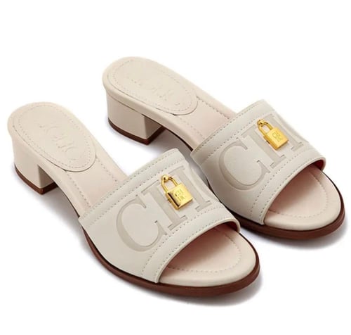 حذاء ch سليبر بكعب| عدة الوان