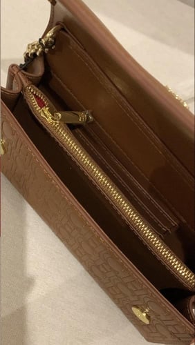 حقيبة كارولينا هيريرا كروس ch / بني