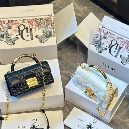 حقيبة ديور ابيض