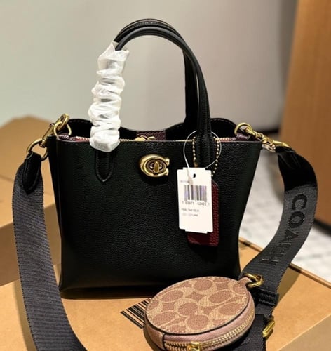 حقيبة كوتش يد ويلو 18 جلد