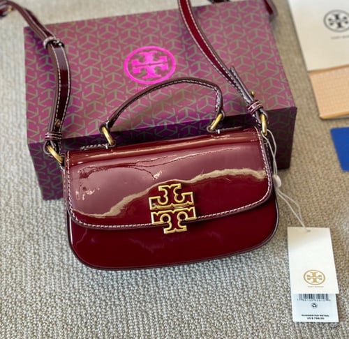 حقيبة توري بورش صغيرة لامع