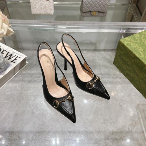 كعب غوتشي اسود