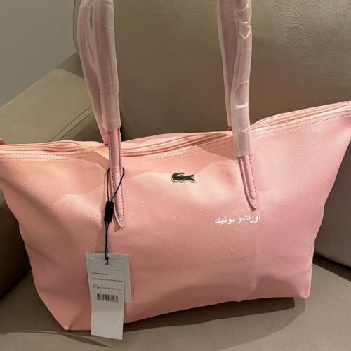 حقيبة لاكوست| وردي