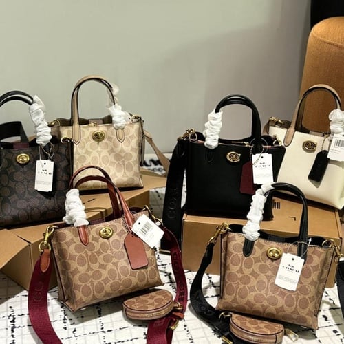 حقيبة كوتش يد ويلو 18 جلد