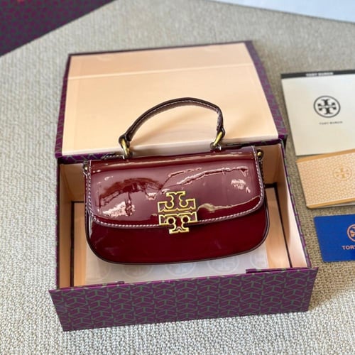 حقيبة توري بورش صغيرة لامع