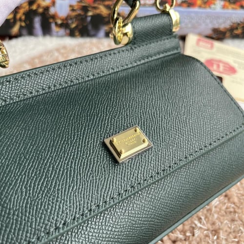 حقيبة D&G اخضر صغيرة