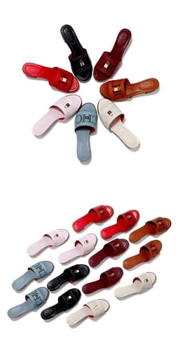 حذاء ch سليبر بكعب| عدة الوان