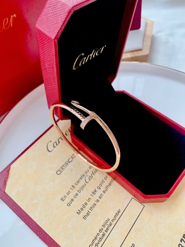 أسورة كارتير مسمار مطلي ذهب