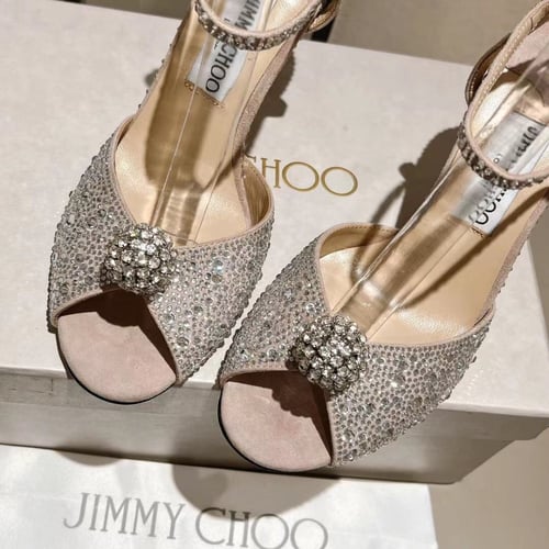 كعب جيمي شو كريستال