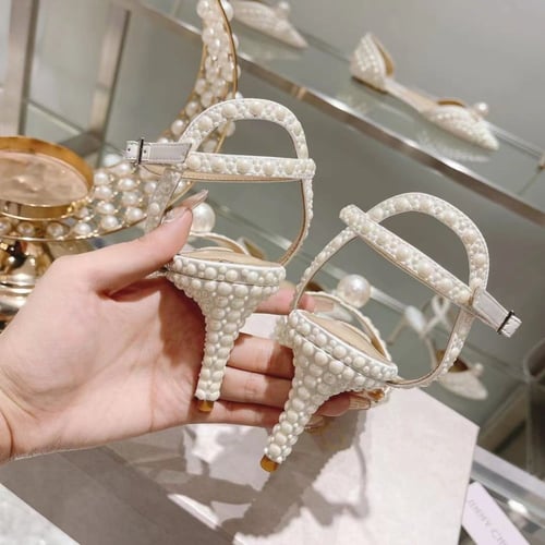 كعب نحيف جيمي شو لؤلؤ