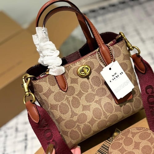 حقيبة كوتش يد ويلو 18 جلد