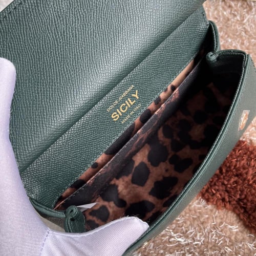 حقيبة D&G اخضر صغيرة