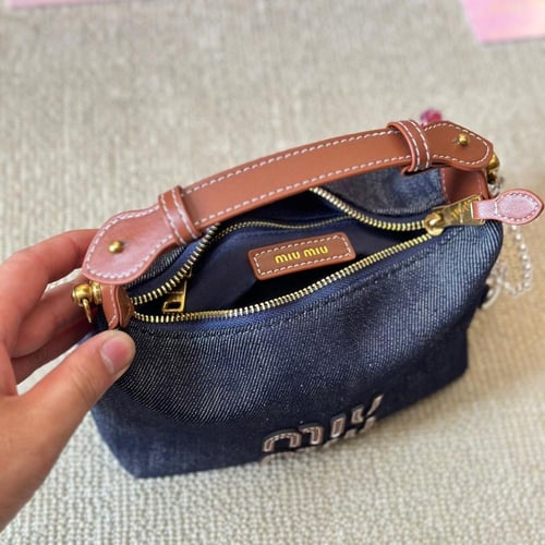 حقيبة ميو ميو دينيم