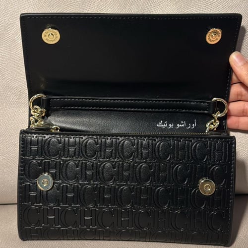 حقيبة كروس كارولينا هيريرا ch أسود