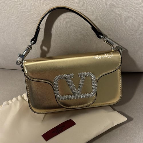 حقيبة فالنتينو ذهبي | تسليم فوري