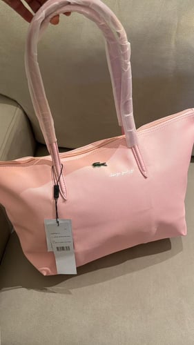 حقيبة لاكوست| وردي