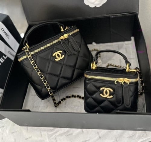 حقيبة شانيل صندوق بمرآة