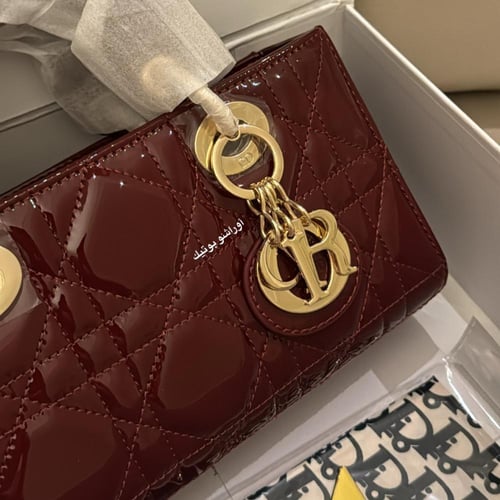 حقيبة ليدي ديور عنابي | تسليم فوري