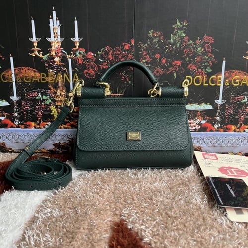 حقيبة D&G اخضر صغيرة