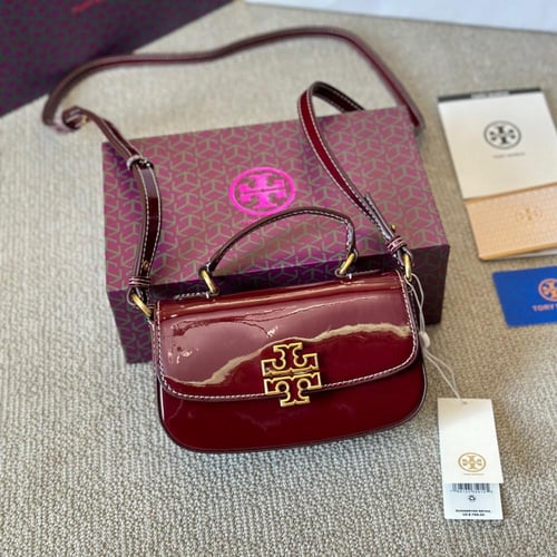 حقيبة توري بورش صغيرة لامع