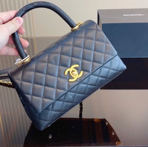 حقيبة شانيل| مقبض أحمر 7 الوان