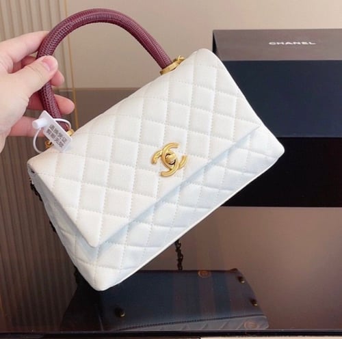 حقيبة شانيل| مقبض أحمر 7 الوان