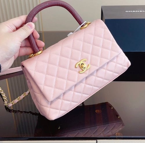 حقيبة شانيل| مقبض أحمر 7 الوان