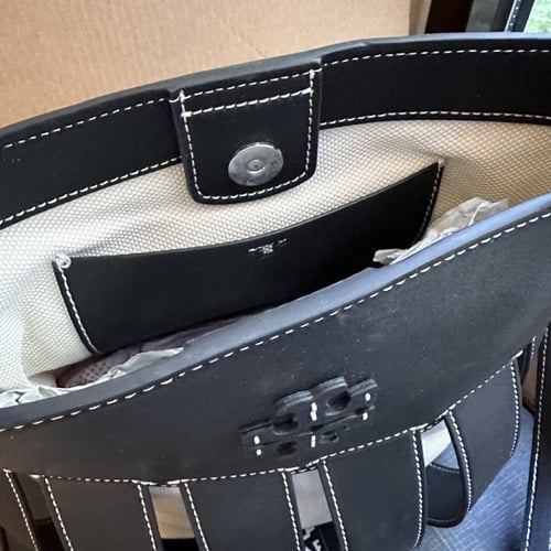 حقيبة توري بورش بفتحات | عدة الوان