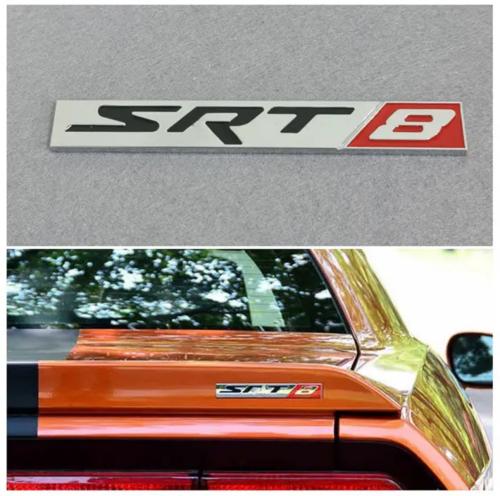 علامة شنطة SRT8 - اسود و احمر - قطعه واحده