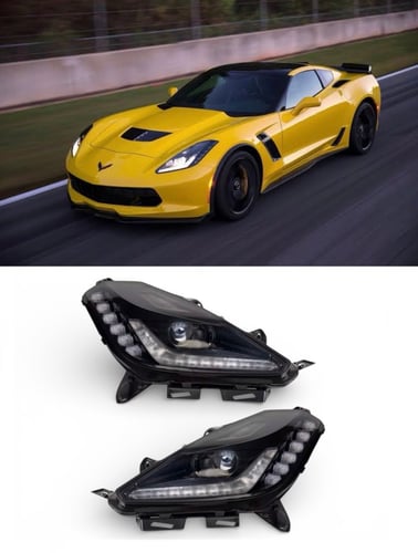 شمعات كورفيت C7 2014-2019 شكل الوكالة مع المحولات...