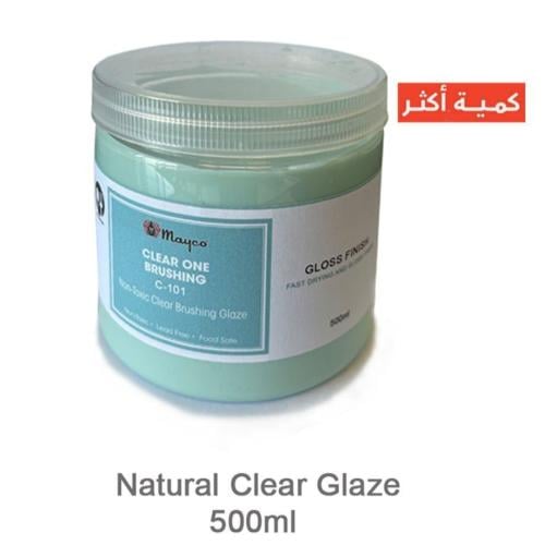 قليز شفاف مايكو آمن للطعام لمعه طبيعيه 500ml حرق ع...