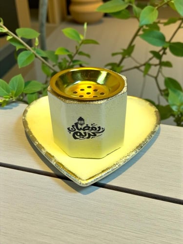 طقم مبخره بديكور ( رمضاني )