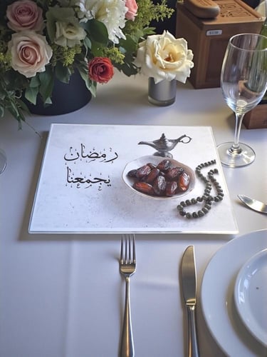 مفارش سفرة رمضان بطباعة عالية الجودة