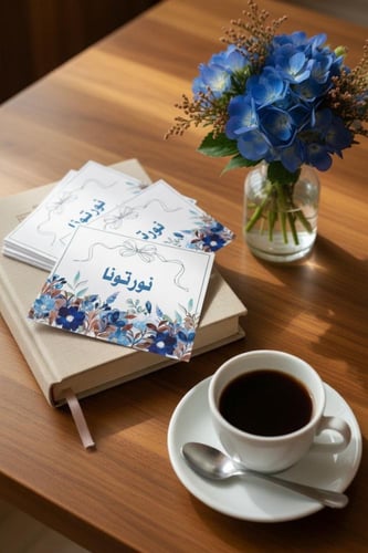 كرت مشروبات ترحيبيه وضيافه (حسب الطلب )السعر للحبه...