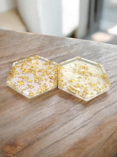 كوستر سداسي الشكل ( قاعدة اكواب )