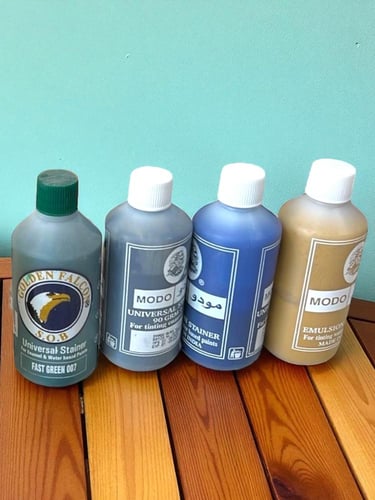 مركزات الوان لاعمال الكونكريت ( السعر للحبه )