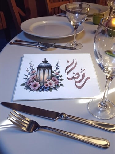 مفارش سفرة رمضان بطباعة عالية الجودة